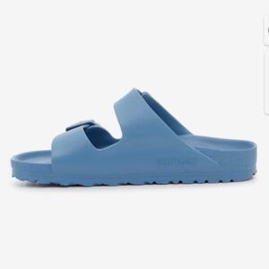 Birkenstock Light Blue Slide Sandals